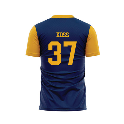 West Virginia - NCAA Women's Soccer : Gianna Koss - Blue Soccer Jersey-1