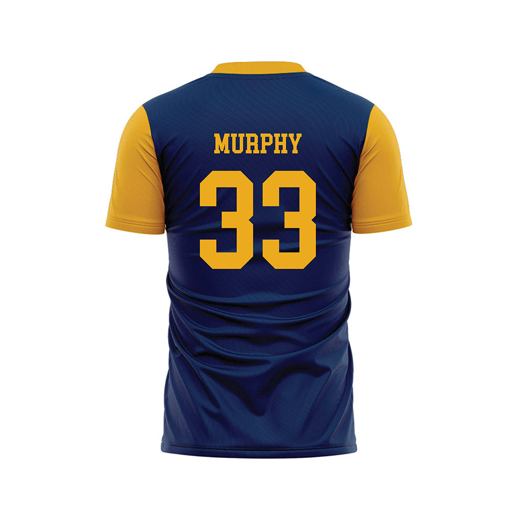 West Virginia - NCAA Women's Soccer : Maddie Murphy - Blue Soccer Jersey-1