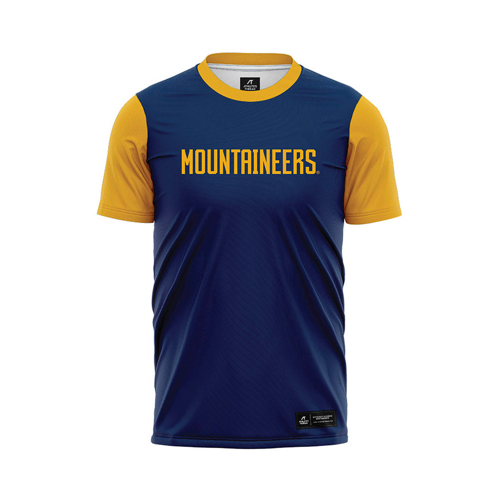 West Virginia - NCAA Women's Soccer : Abby Reardon - Blue Soccer Jersey-0