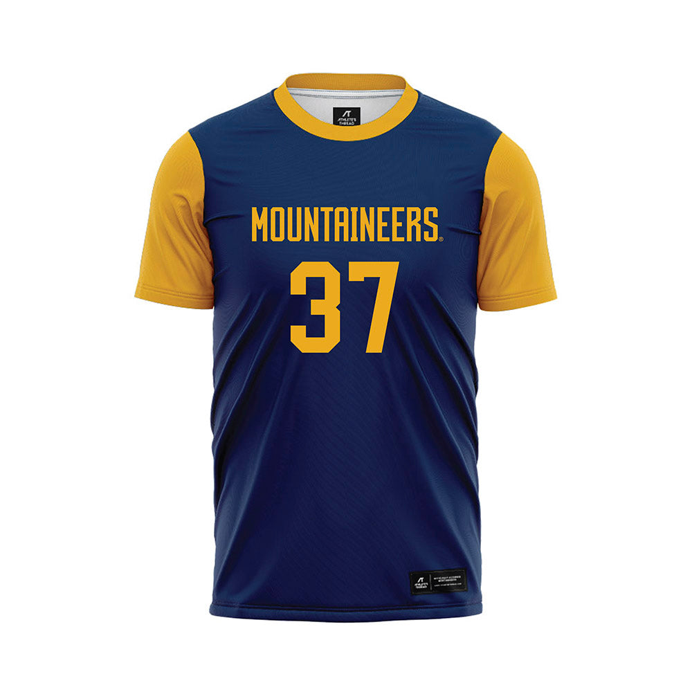 West Virginia - NCAA Women's Soccer : Gianna Koss - Blue Soccer Jersey-0