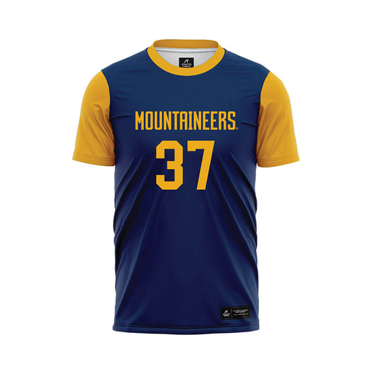 West Virginia - NCAA Women's Soccer : Gianna Koss - Blue Soccer Jersey-0