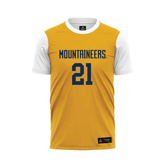 West Virginia - NCAA Women's Soccer : Ajanae Respass - Soccer Jersey-0