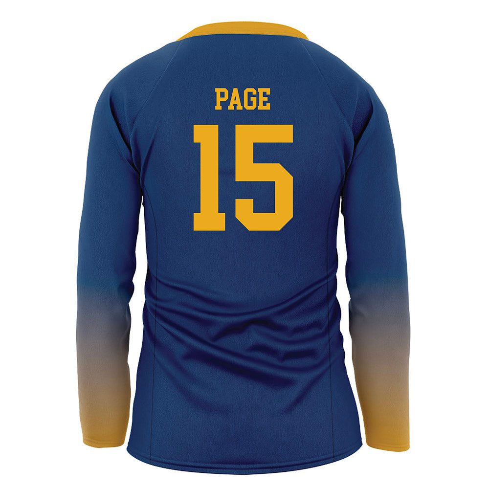 West Virginia - NCAA Women's Volleyball : Madison Page - Home Volleyball Jersey-1