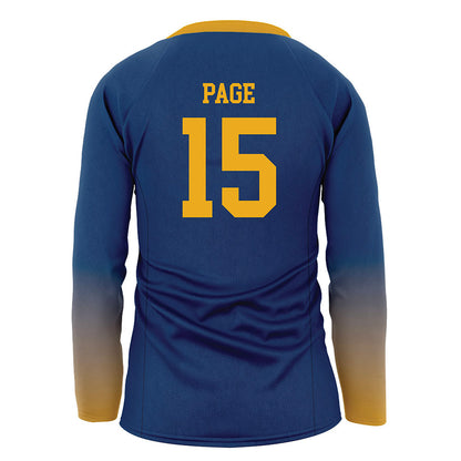 West Virginia - NCAA Women's Volleyball : Madison Page - Home Volleyball Jersey-1