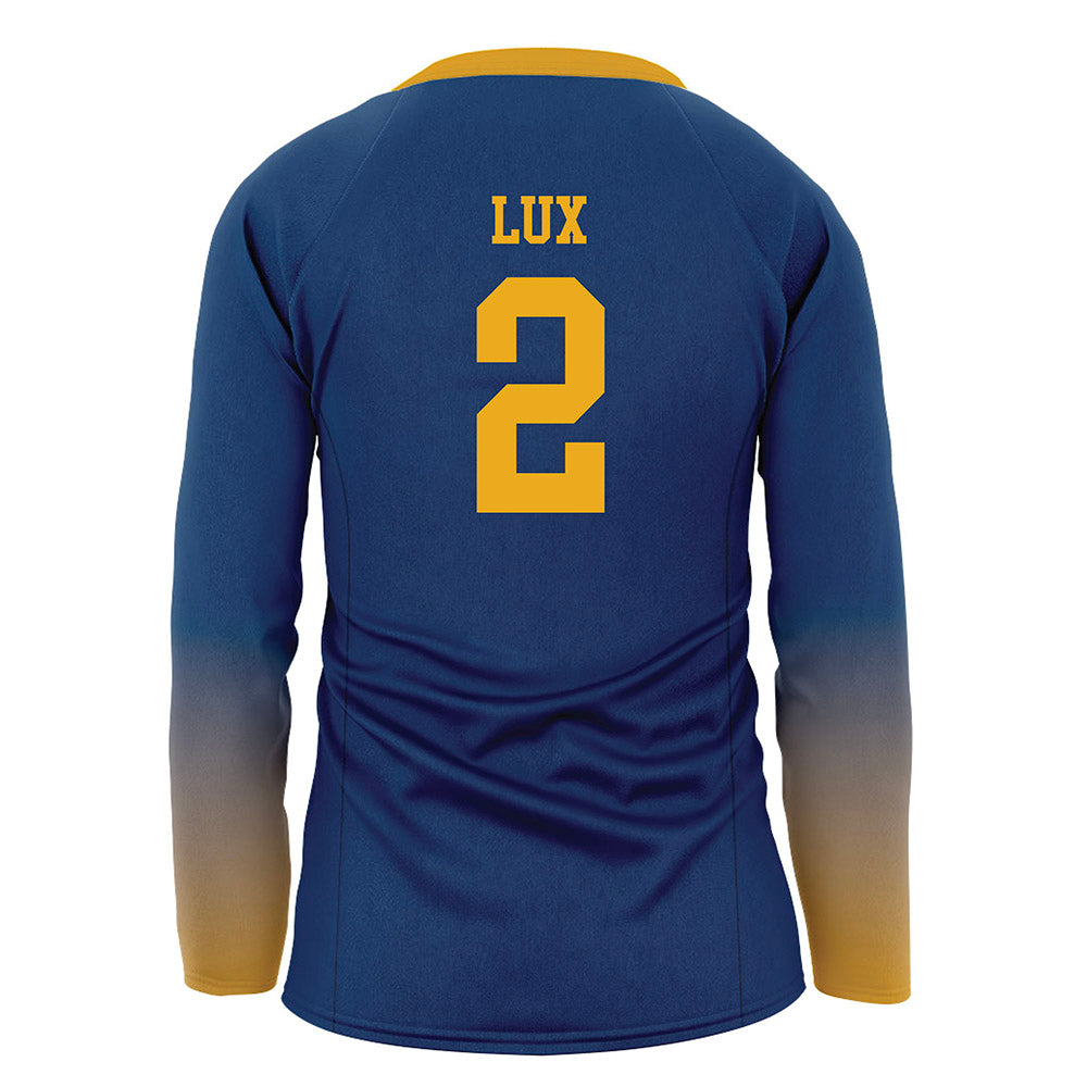 West Virginia - NCAA Women's Volleyball : Kristin Lux - Home Volleyball Jersey-1