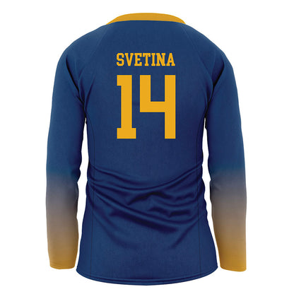 West Virginia - NCAA Women's Volleyball : Nina Svetina - Home Volleyball Jersey-1