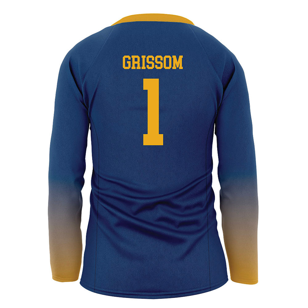 West Virginia - NCAA Women's Volleyball : Tally Grissom - Home Volleyball Jersey-1