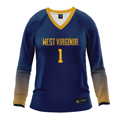 West Virginia - NCAA Women's Volleyball : Natalie Winter - Home Volleyball Jersey-0