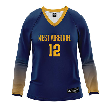West Virginia - NCAA Women's Volleyball : Maggie Elliott - Home Volleyball Jersey-0