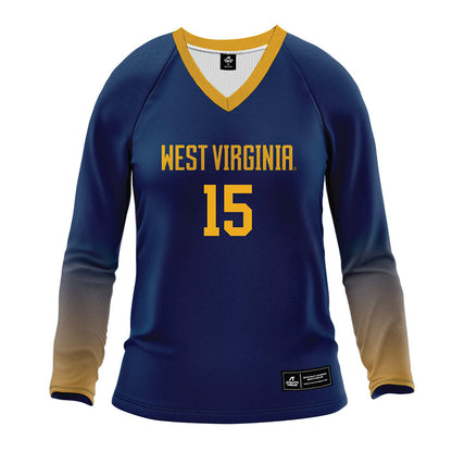 West Virginia - NCAA Women's Volleyball : Madison Page - Home Volleyball Jersey-0