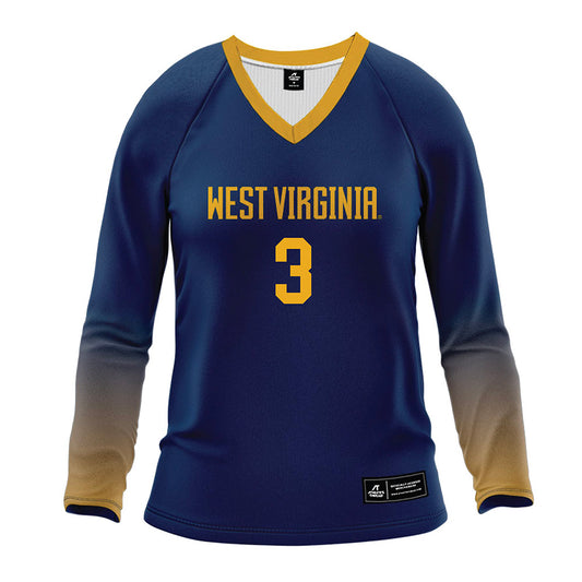 West Virginia - NCAA Women's Volleyball : Kamiah Gibson - Home Volleyball Jersey-0