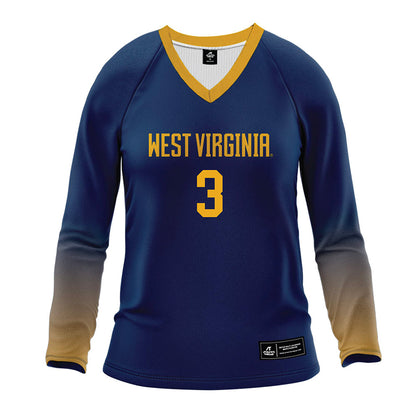 West Virginia - NCAA Women's Volleyball : Cassidy Tanton - Home Volleyball Jersey-0