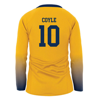 West Virginia - NCAA Women's Volleyball : Quincey Coyle - Away Volleyball Jersey-1