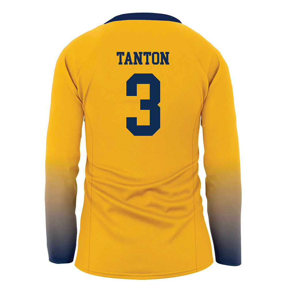 West Virginia - NCAA Women's Volleyball : Cassidy Tanton - Away Volleyball Jersey-1