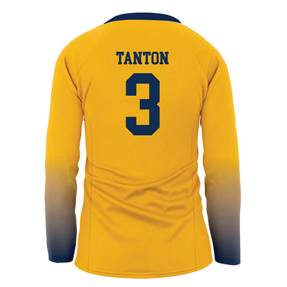 West Virginia - NCAA Women's Volleyball : Cassidy Tanton - Away Volleyball Jersey-1