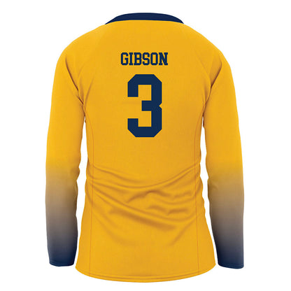 West Virginia - NCAA Women's Volleyball : Kamiah Gibson - Away Volleyball Jersey-1
