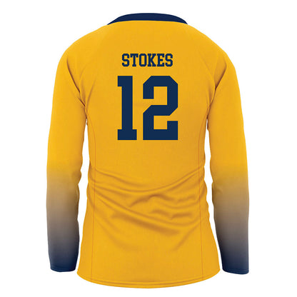 West Virginia - NCAA Women's Volleyball : Skye Stokes - Away Volleyball Jersey-1