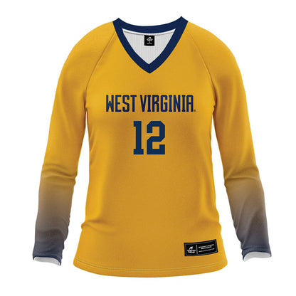 West Virginia - NCAA Women's Volleyball : Maggie Elliott - Away Volleyball Jersey-0