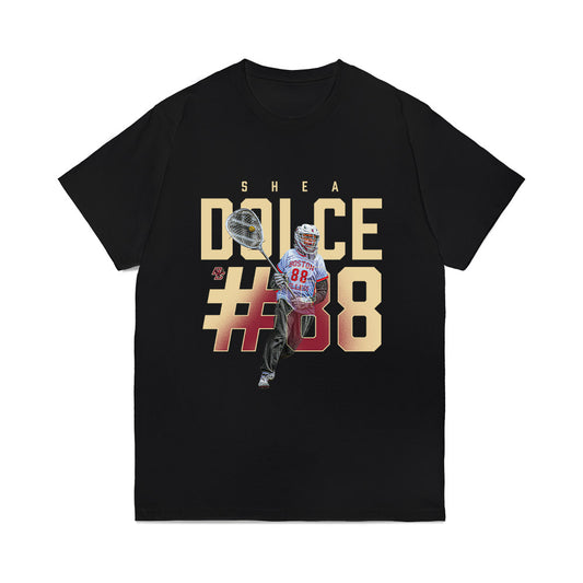 Boston College - NCAA Women's Lacrosse : Shea Dolce - Collage Comfort Colors T-Shirt-0