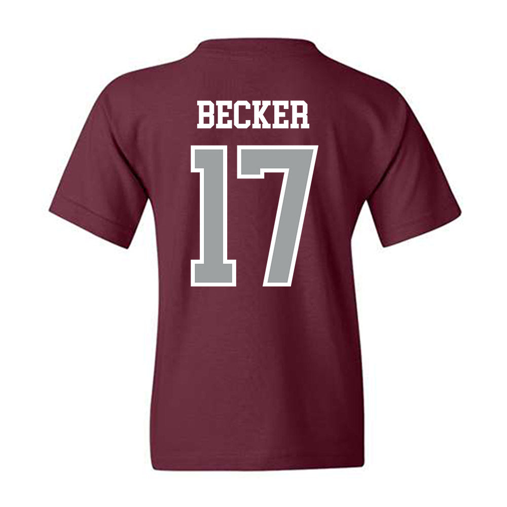 Texas A&M - NCAA Baseball : Zane Becker - Sports Shersey Youth T-Shirt-1