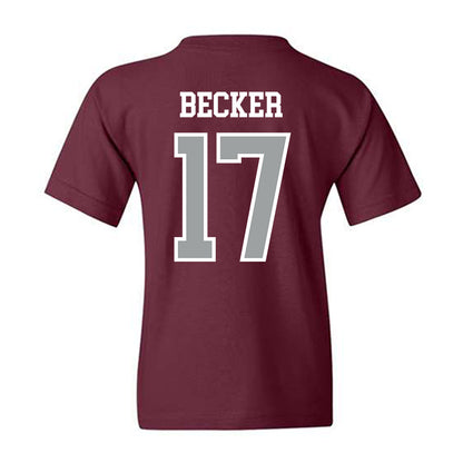 Texas A&M - NCAA Baseball : Zane Becker - Sports Shersey Youth T-Shirt-1