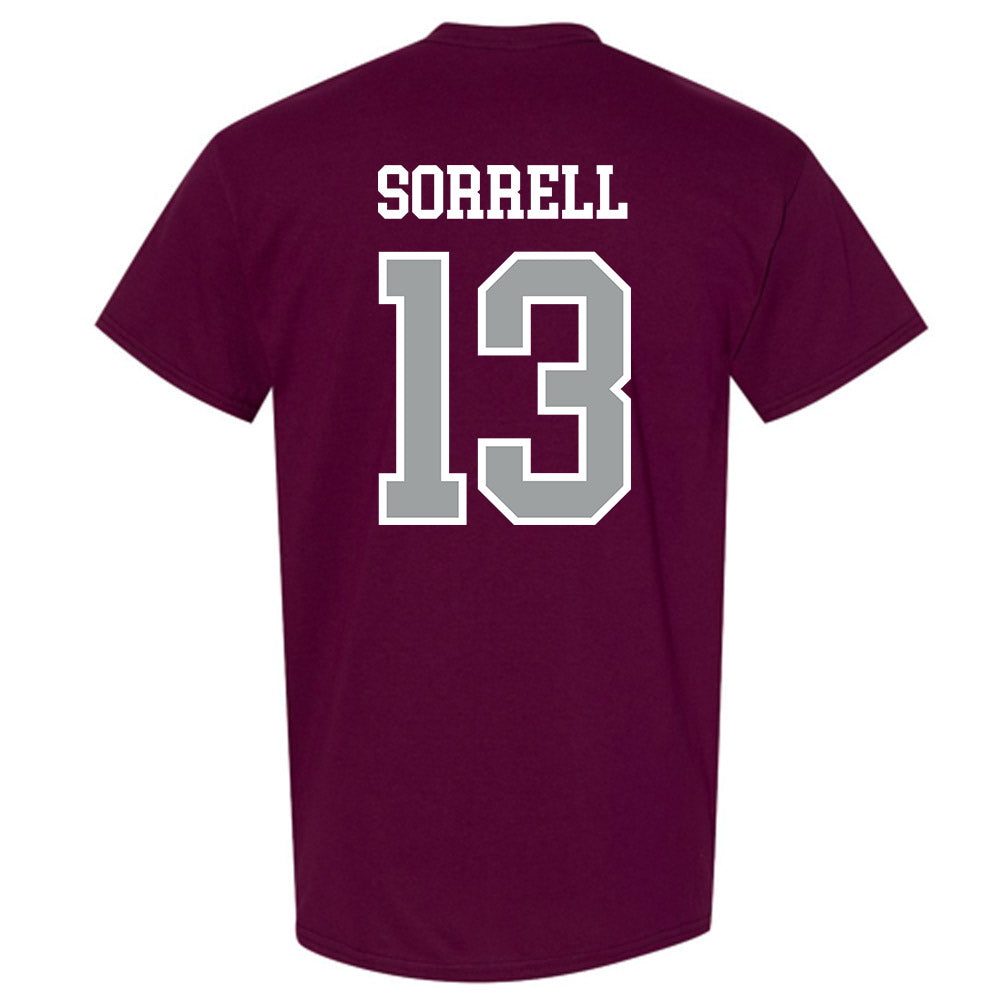 Texas A&M - NCAA Baseball : Caden Sorrell - Sports Shersey T-Shirt-1