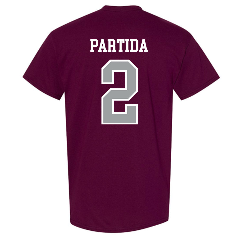 Texas A&M - NCAA Baseball : Nico Partida - Sports Shersey T-Shirt-1