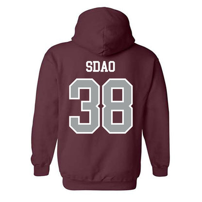 Texas A&M - NCAA Baseball : Shane Sdao - Sports Shersey Hooded Sweatshirt-1