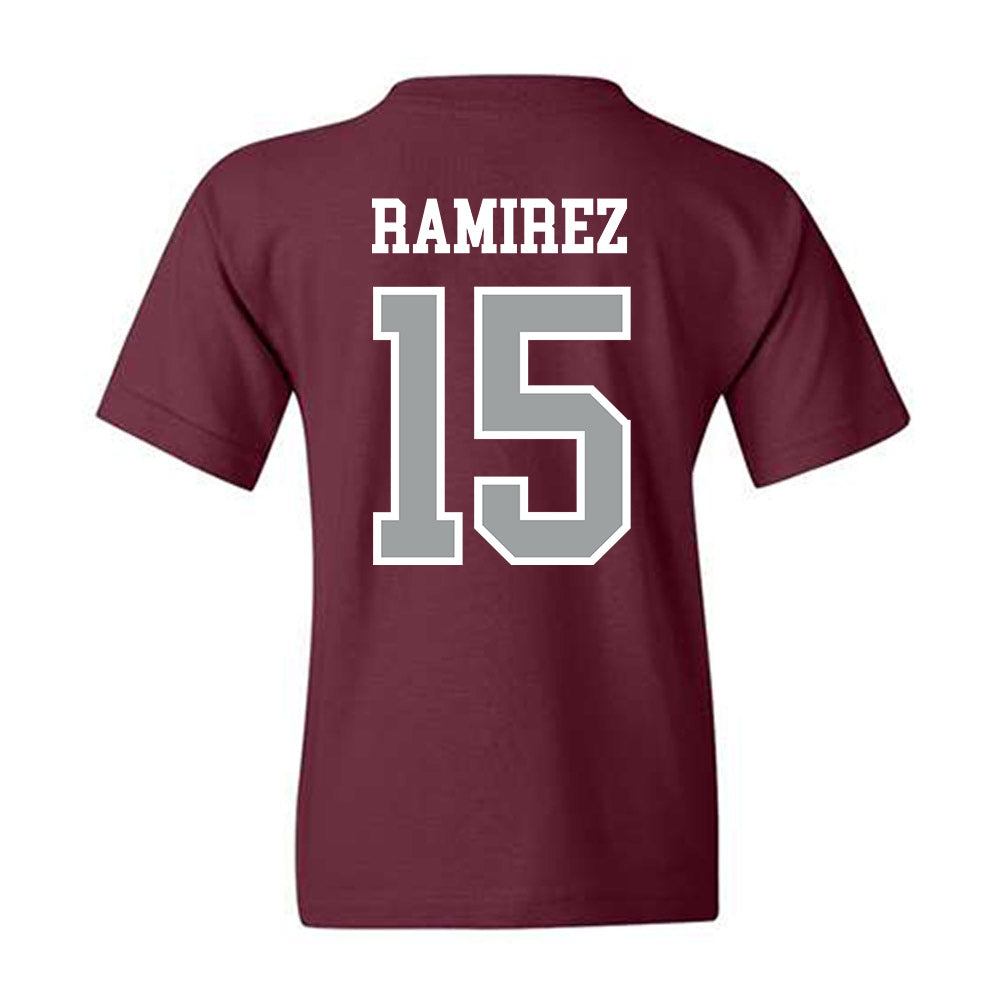 Texas A&M - NCAA Baseball : David Ramirez - Sports Shersey Youth T-Shirt-1