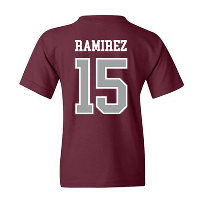 Texas A&M - NCAA Baseball : David Ramirez - Sports Shersey Youth T-Shirt-1