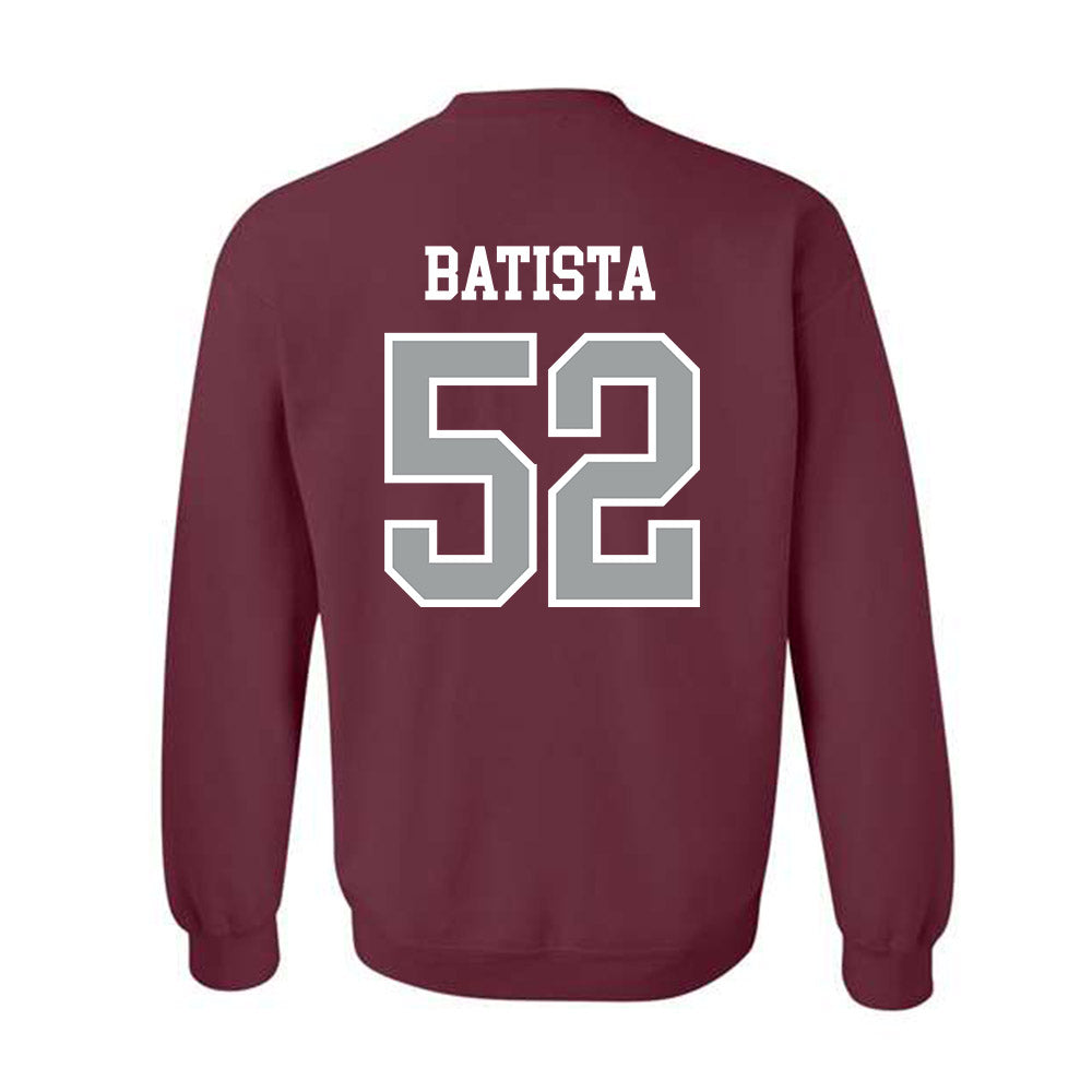 Texas A&M - NCAA Baseball : Elijah Batista - Sports Shersey Crewneck Sweatshirt-1