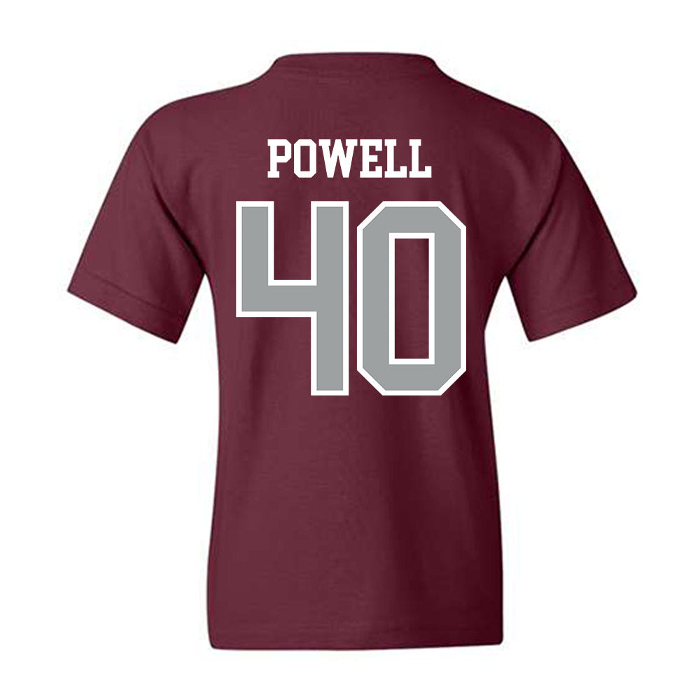 Texas A&M - NCAA Baseball : Cooper Powell - Sports Shersey Youth T-Shirt-1