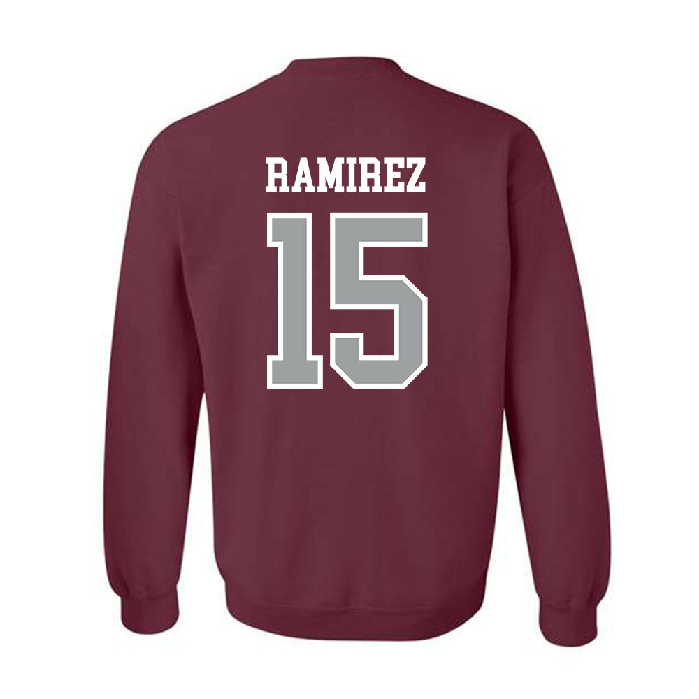 Texas A&M - NCAA Baseball : David Ramirez - Sports Shersey Crewneck Sweatshirt-1