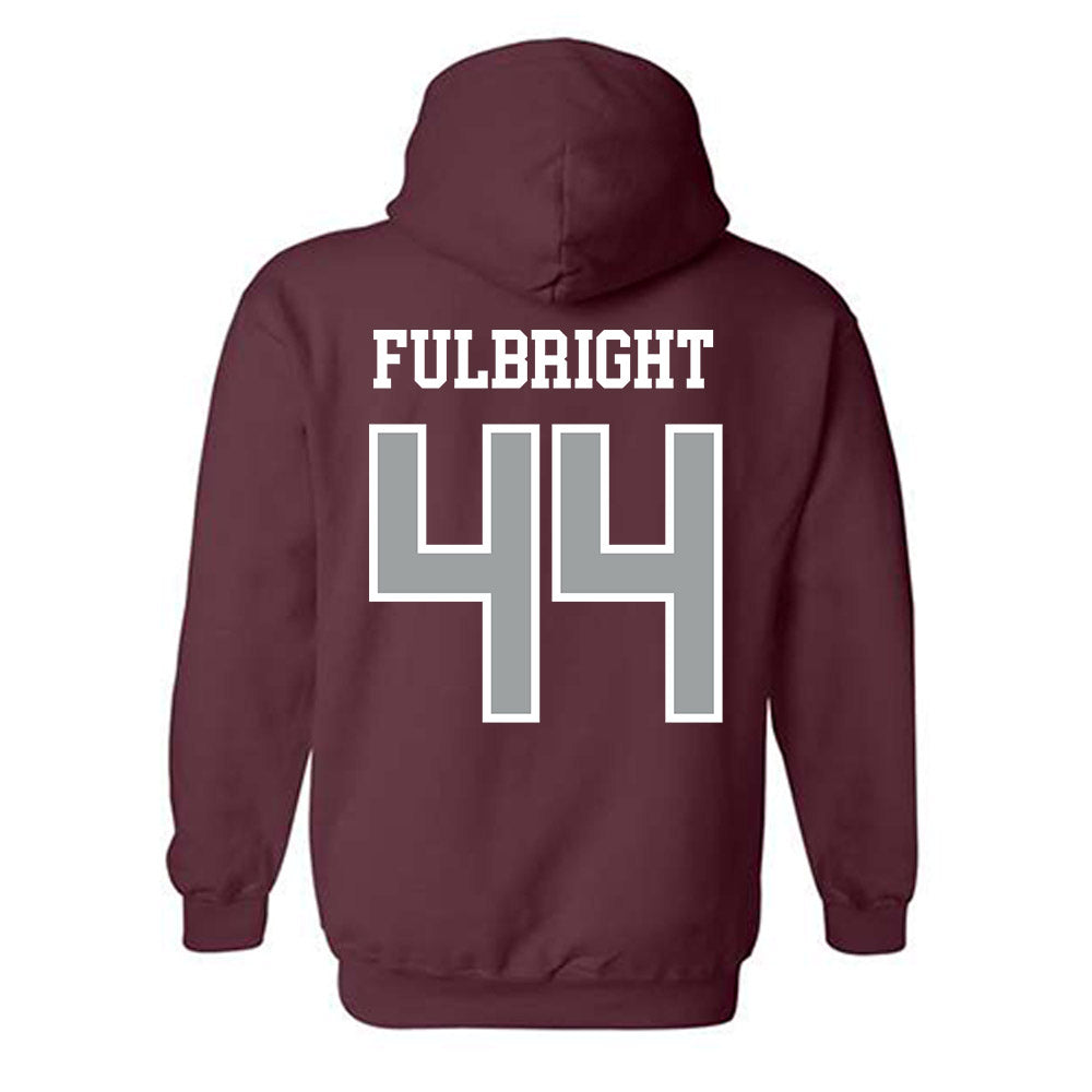 Texas A&M - NCAA Baseball : Cooper Fulbright - Sports Shersey Hooded Sweatshirt-1