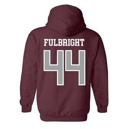 Texas A&M - NCAA Baseball : Cooper Fulbright - Sports Shersey Hooded Sweatshirt-1