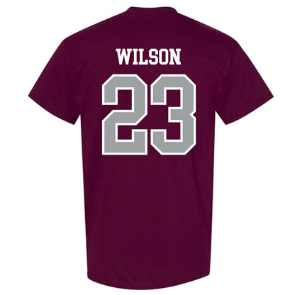 Texas A&M - NCAA Baseball : Jorian Wilson - Sports Shersey T-Shirt-1