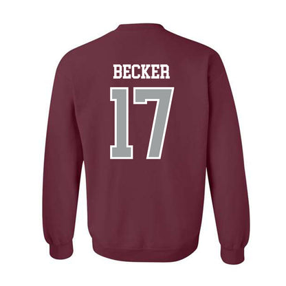 Texas A&M - NCAA Baseball : Zane Becker - Sports Shersey Crewneck Sweatshirt-1