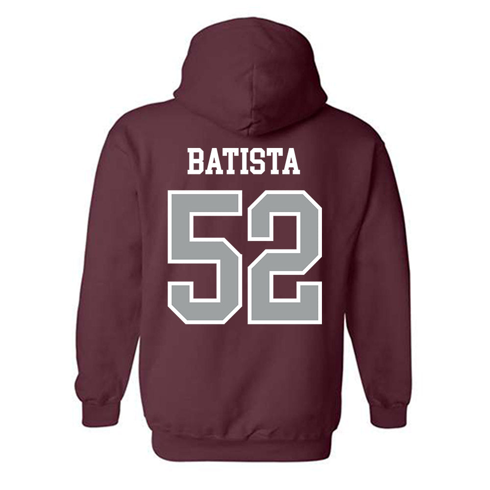 Texas A&M - NCAA Baseball : Elijah Batista - Sports Shersey Hooded Sweatshirt-1