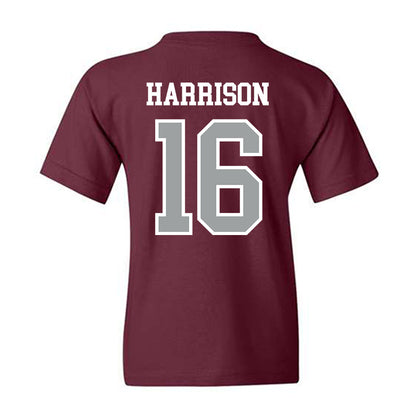 Texas A&M - NCAA Baseball : Bear Harrison - Sports Shersey Youth T-Shirt-1