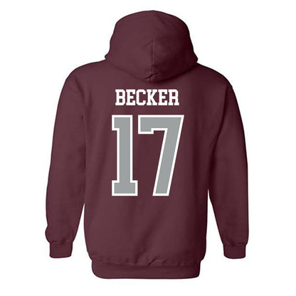 Texas A&M - NCAA Baseball : Zane Becker - Sports Shersey Hooded Sweatshirt-1