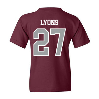 Texas A&M - NCAA Baseball : Gavin Lyons - Sports Shersey Youth T-Shirt-1
