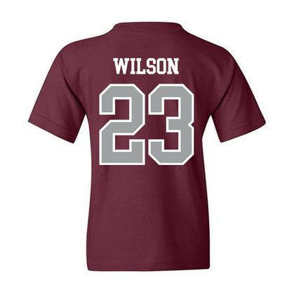 Texas A&M - NCAA Baseball : Jorian Wilson - Sports Shersey Youth T-Shirt-1
