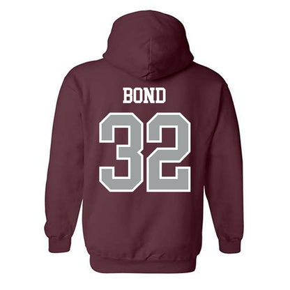 Texas A&M - NCAA Baseball : Hunter Bond - Sports Shersey Hooded Sweatshirt-1