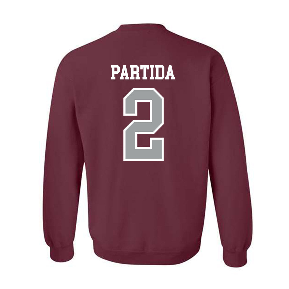 Texas A&M - NCAA Baseball : Nico Partida - Sports Shersey Crewneck Sweatshirt-1
