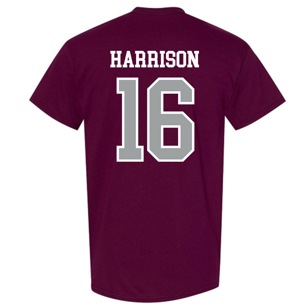 Texas A&M - NCAA Baseball : Connor Harrison - Sports Shersey T-Shirt-1