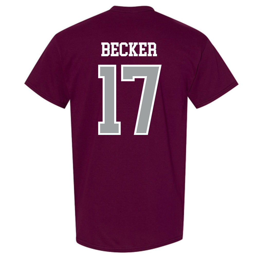 Texas A&M - NCAA Baseball : Zane Becker - Sports Shersey T-Shirt-1