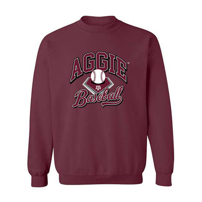 Texas A&M - NCAA Baseball : David Ramirez - Sports Shersey Crewneck Sweatshirt-0