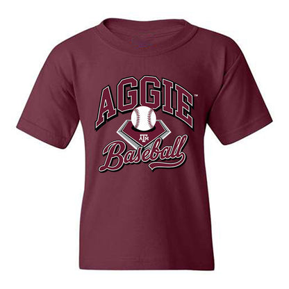 Texas A&M - NCAA Baseball : Wesley Jordan - Sports Shersey Youth T-Shirt-0