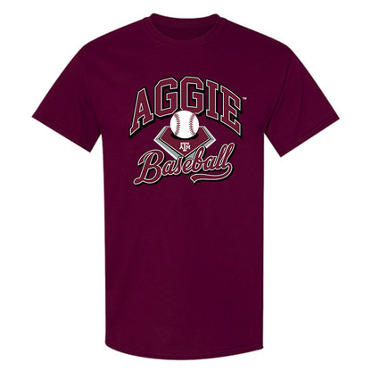 Texas A&M - NCAA Baseball : Cole Hubert - Sports Shersey T-Shirt-0