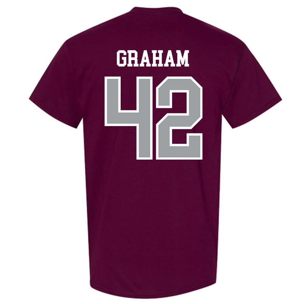 Texas A&M - NCAA Football : Jackson Graham - Sports Shersey T-Shirt-1